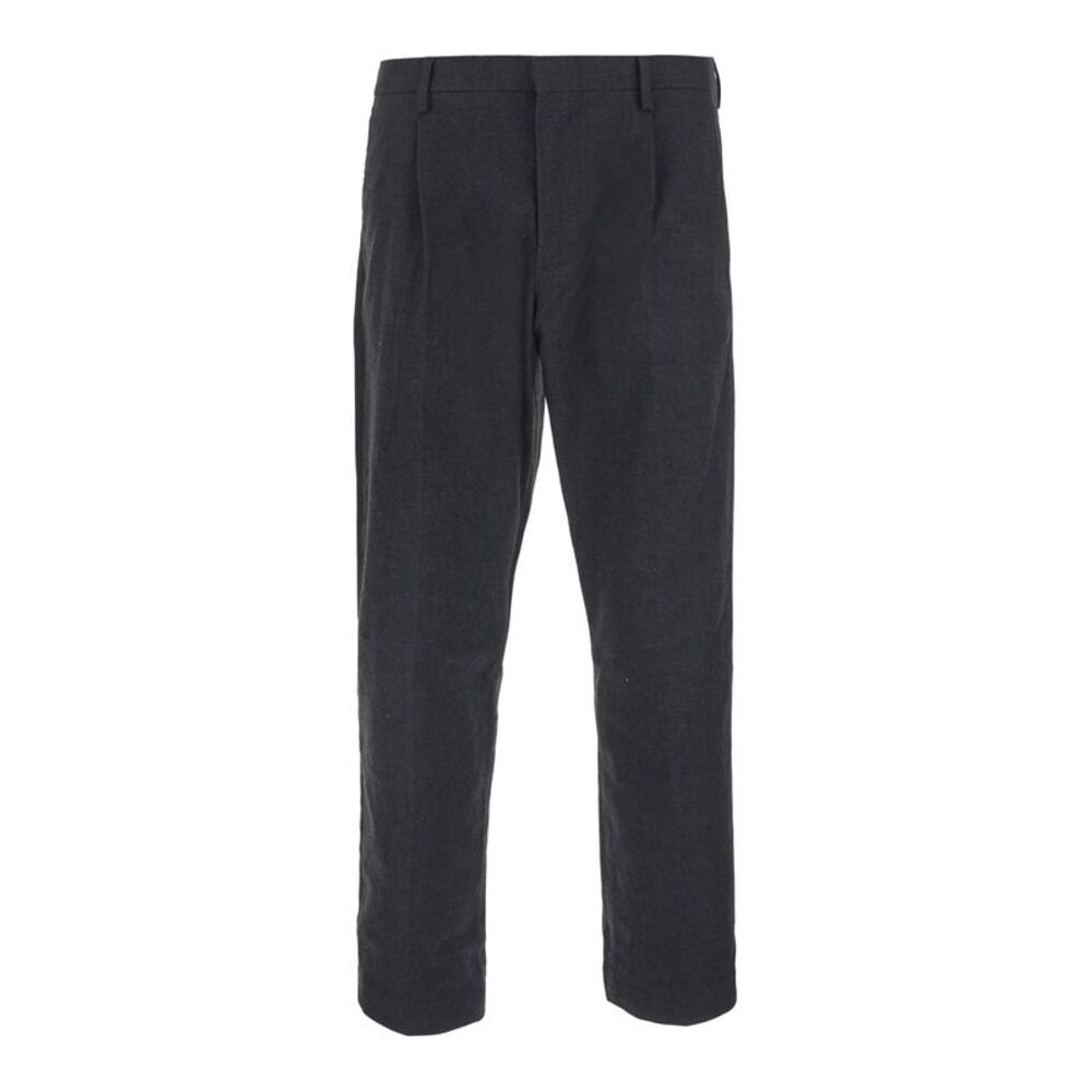Nn.07 Men Gray Pants With Side Pockets And High Waist For Men